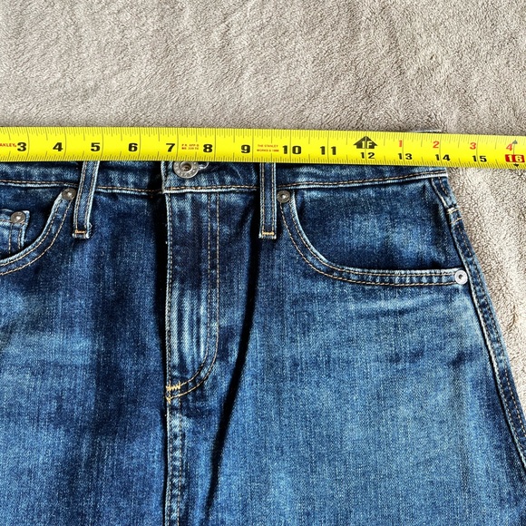 AG Adriano Goldschmied The Ali A Line Denim Mini Skirt - Picture 7 of 8